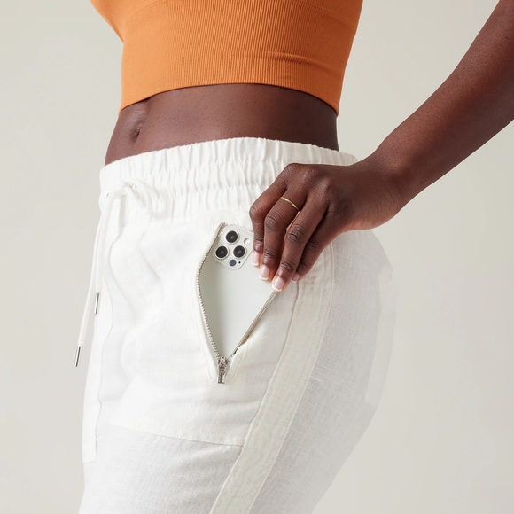 Athleta Cabo Linen Jogger size 8T - Picture 6 of 11